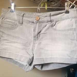 Grey Demin "shorty" shorts